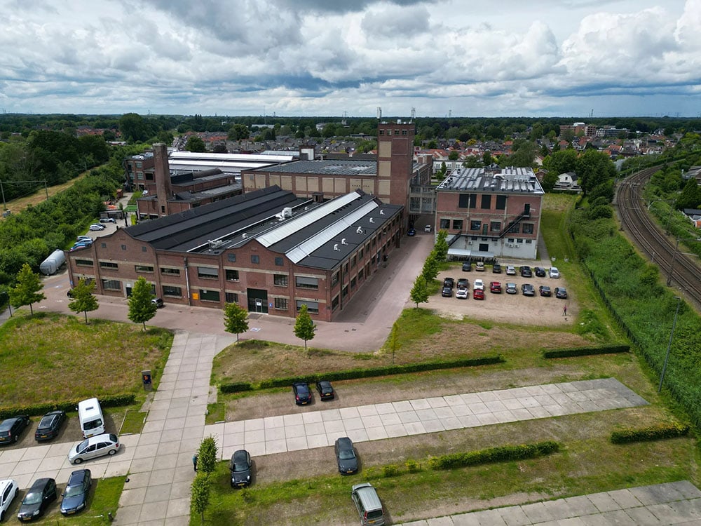 EU project INBLANC bij het industrieel erfgoed Hazemeijer in Hengelo. Deel van het EU project INBLANC duurzaam wonen en werken waaraan Comfortica deelneemt.