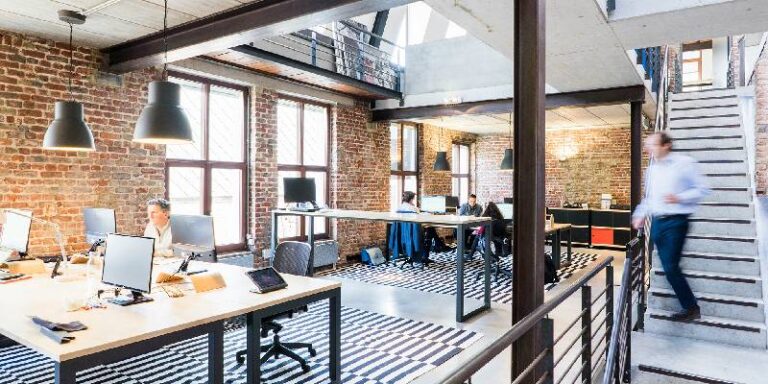 kantoortuin met slimme verlchting en domotica